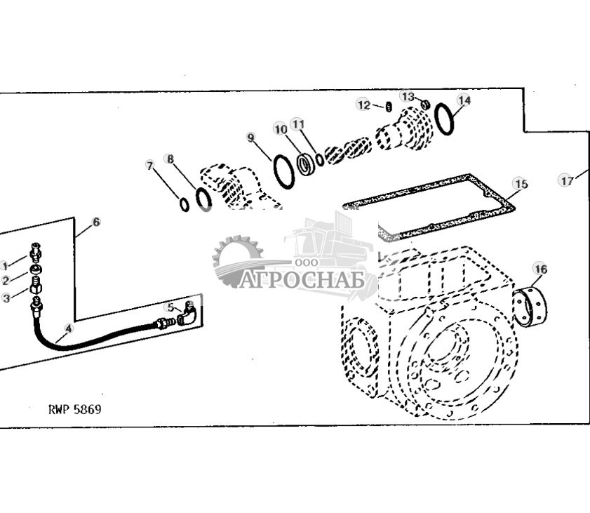 Front Axle Rear Pivot Bushing Grease Bank Adapter Kit 